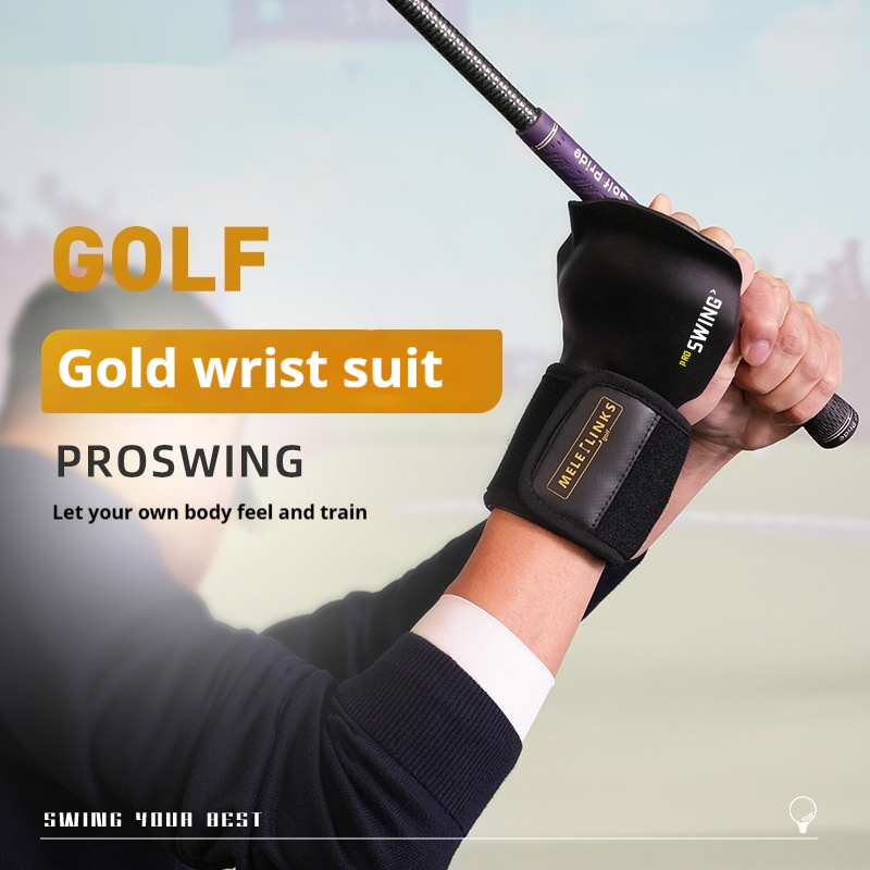 Golf swing trainer wrist support arm bracket