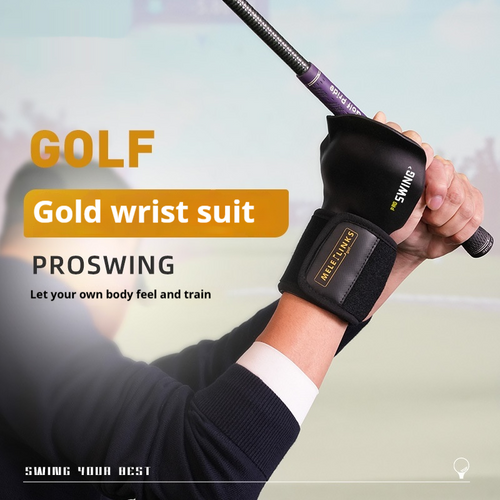 Golf swing trainer wrist support arm bracket